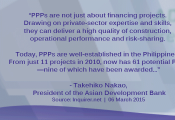 ADB President acknowledges values of PPPs