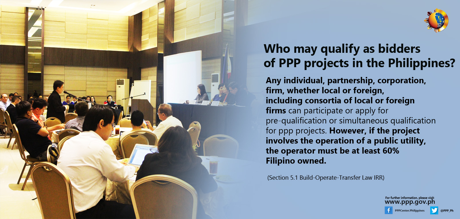 Infographics - who may qualify as bidders for PPP projects?