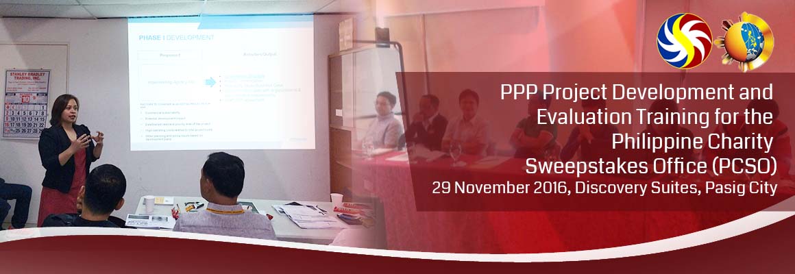 PPP Project Development and Evaluation Training for the PCSO