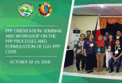 Orientation-Seminar and Workshop on the PPP Process and Formulation of LGU-PPP Code