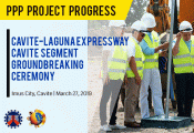 Groundbreaking of the Cavite Segment of thCavite-Laguna Expressway