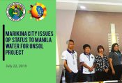 Marikina issues OP status to Manila Water for unsol project