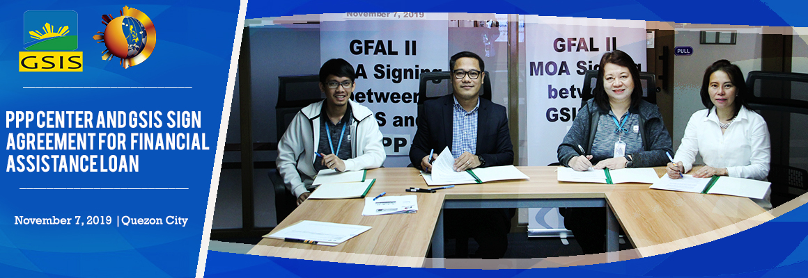 PPP Center and GSIS signs MOA