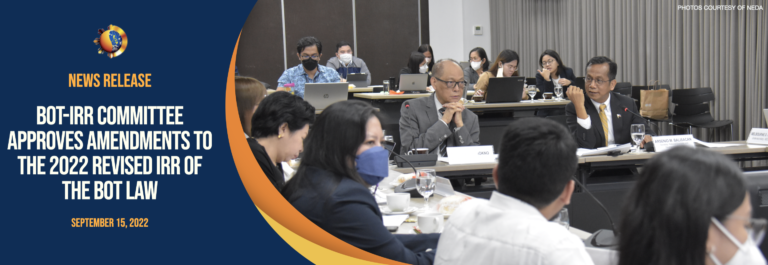 Bot Irr Committee Approves Amendments To The 2022 Revised Irr Of The Bot Law Ppp Center 7569