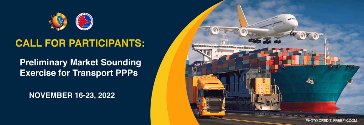 Call for Participants: Preliminary Market Sounding Exercise for Transport PPPs (November 16-23, 2022)