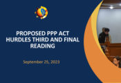 PROPOSED PPP ACT HURDLES THIRD AND FINAL READING