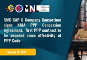 SMC-SAP & Company Consortium signs NAIA PPP Concession Agreement, first PPP contract to be awarded since effectivity of PPP Code